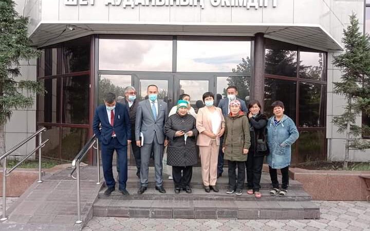 «Талбесік» ұйымы Шет ауданына барып қайтты