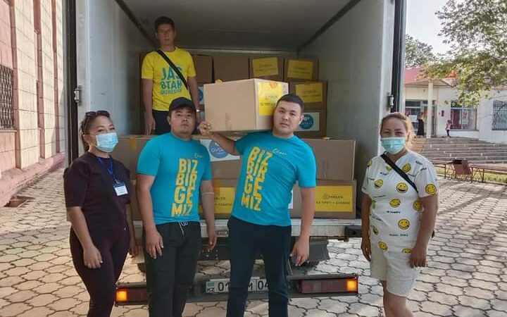 605 МҰҚТАЖ ОТБАСЫҒА 50 КИЛОЛЫҚ АЗЫҚ-ТҮЛІК ЖИЫНТЫҒЫ ТАРАТЫЛАДЫ